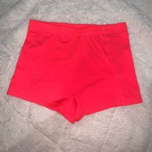 BCG hot pink volleyball spandex shorts